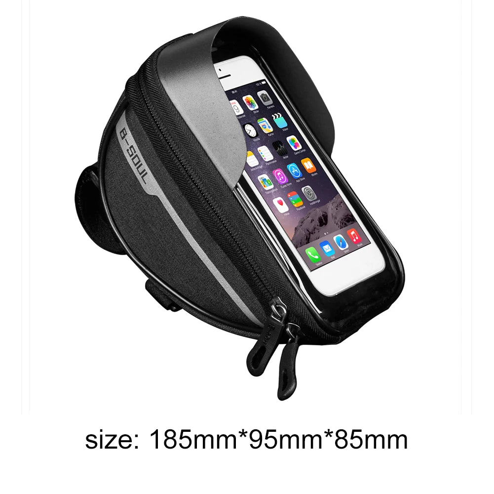 1L Bicycle Top Tube Phone Holder Frame Bag