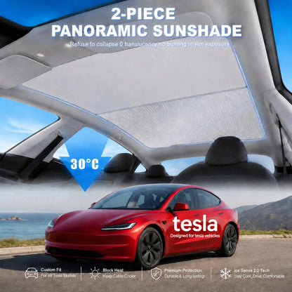Tesla Model 3 Highland / Model Y Juniper Full Sunshade Set