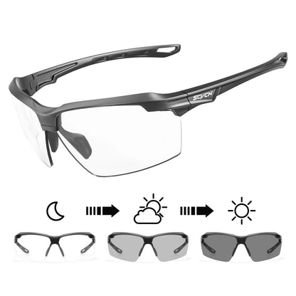 SCVCN Photochromic Cycling Sunglasses UV400 Sports Glasses