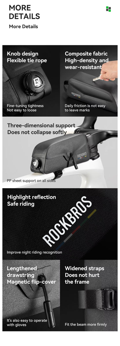 ROCKBROS Top Tube Bike Bag