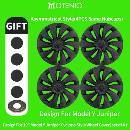 Enjoliveurs aérodynamiques style « couteau » 19 pouces pour Tesla Model Y Juniper