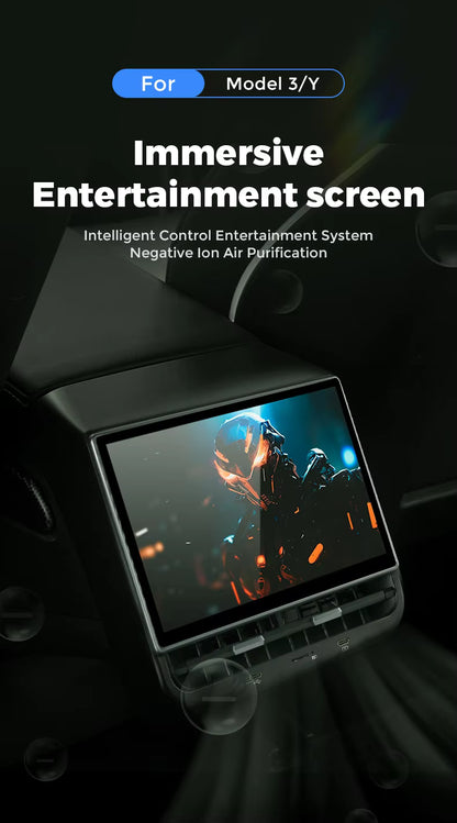 8.66-Inch Android Rear Display for Tesla Model 3 / Model Y 2019–2023