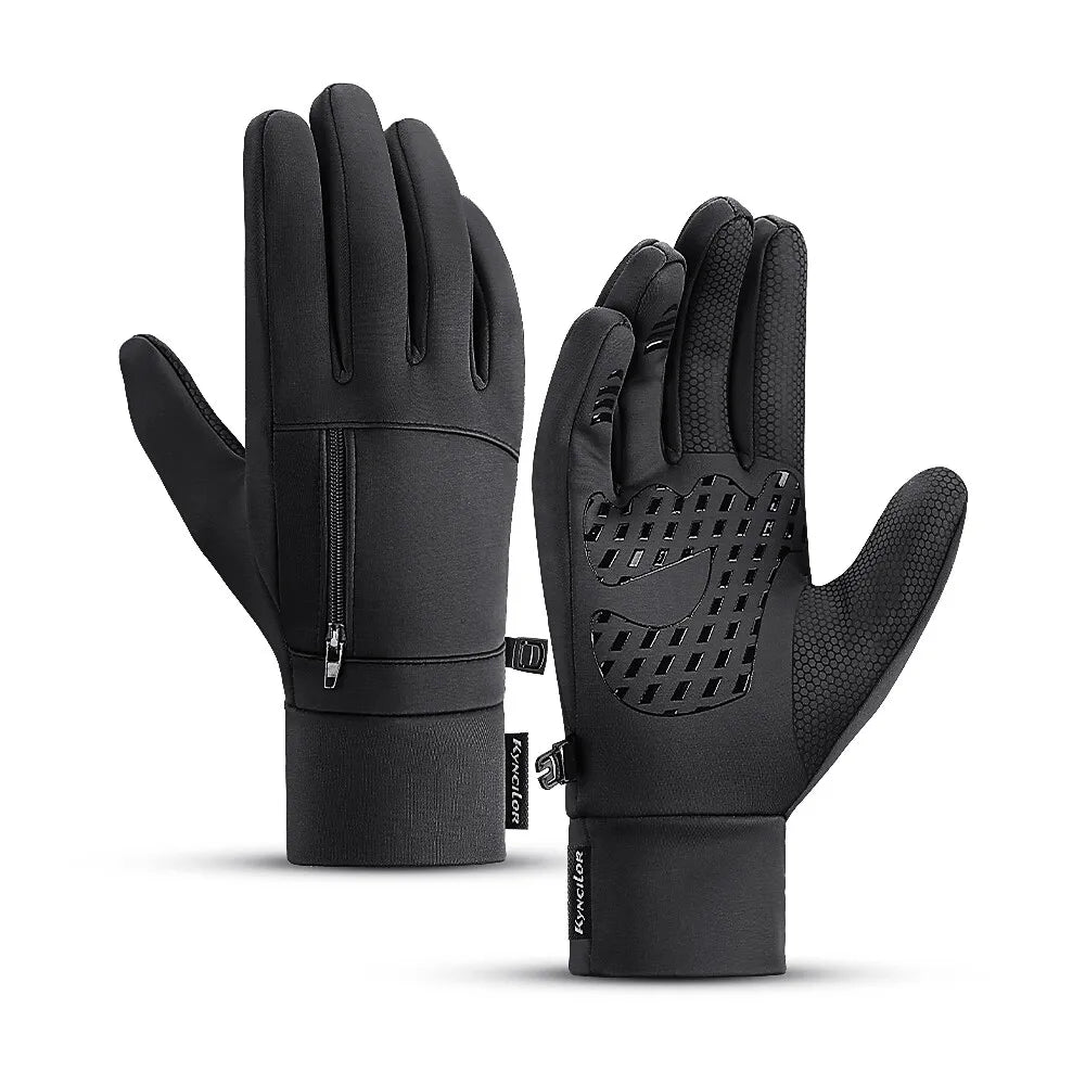 Winter-Touchscreen- und rutschfeste Fahrradhandschuhe