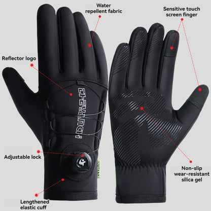 GTUBIKE Winter Waterproof Touchscreen Cycling Gloves