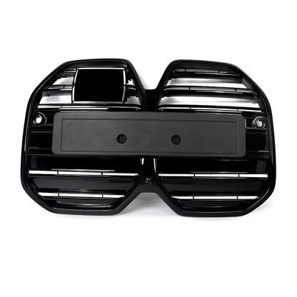 Grille Magickit pour BMW Série 4 G26 i4 Gran Coupe eDrive35 40 M50 2022 2023 2024, grille d'admission d'air supérieure de pare-chocs avant, noir brillant
