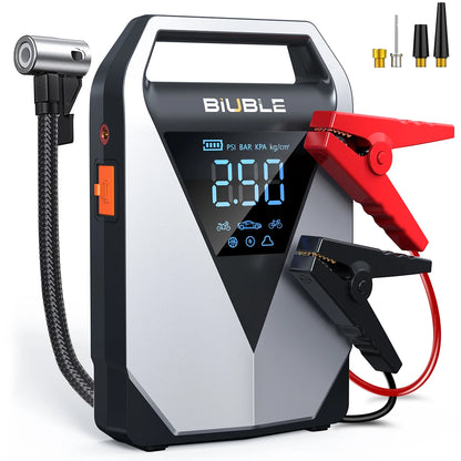 26000mAh 2500A Car Jump Starter with 150 PSI Air Compressor