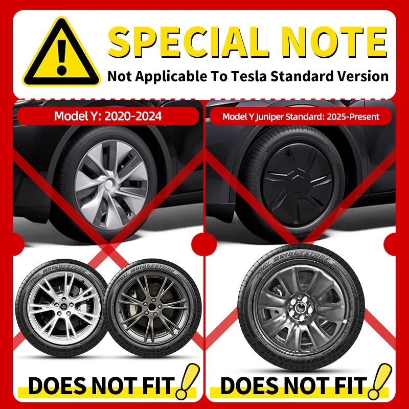 Enjoliveurs aérodynamiques style « couteau » 19 pouces pour Tesla Model Y Juniper