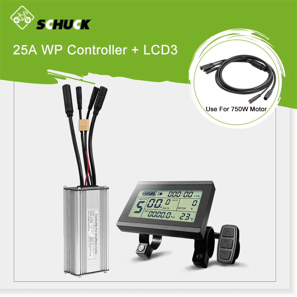 KT Waterproof Sine Wave E-Bike Controller – 36V/48V Brushless Motor Controller