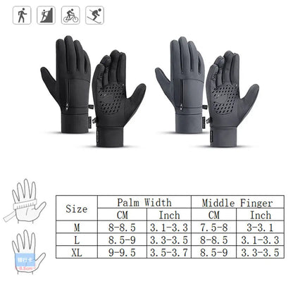 Winter-Touchscreen- und rutschfeste Fahrradhandschuhe