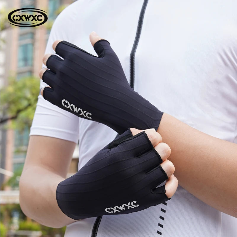 Cycling Half Finger Gloves with Extended Wrist Support