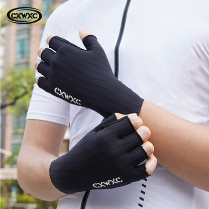 Cycling Half Finger Gloves with Extended Wrist Support