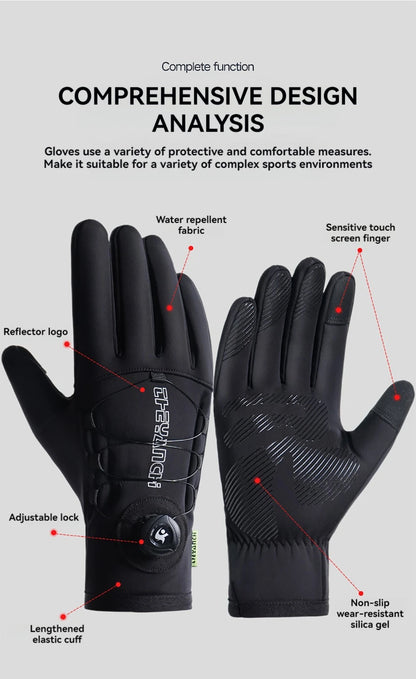 GTUBIKE Winter Waterproof Touchscreen Cycling Gloves