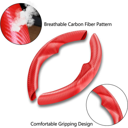 Tesla Model 3 / Model Y Red Steering Wheel Cover Segments