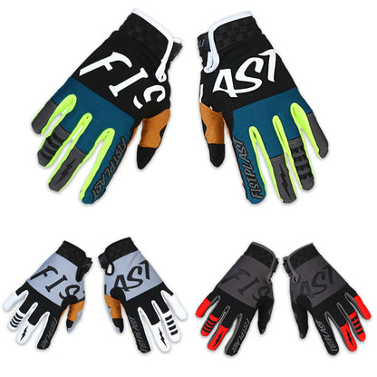 Skull & Bones Full Finger Touchscreen Riding Gloves