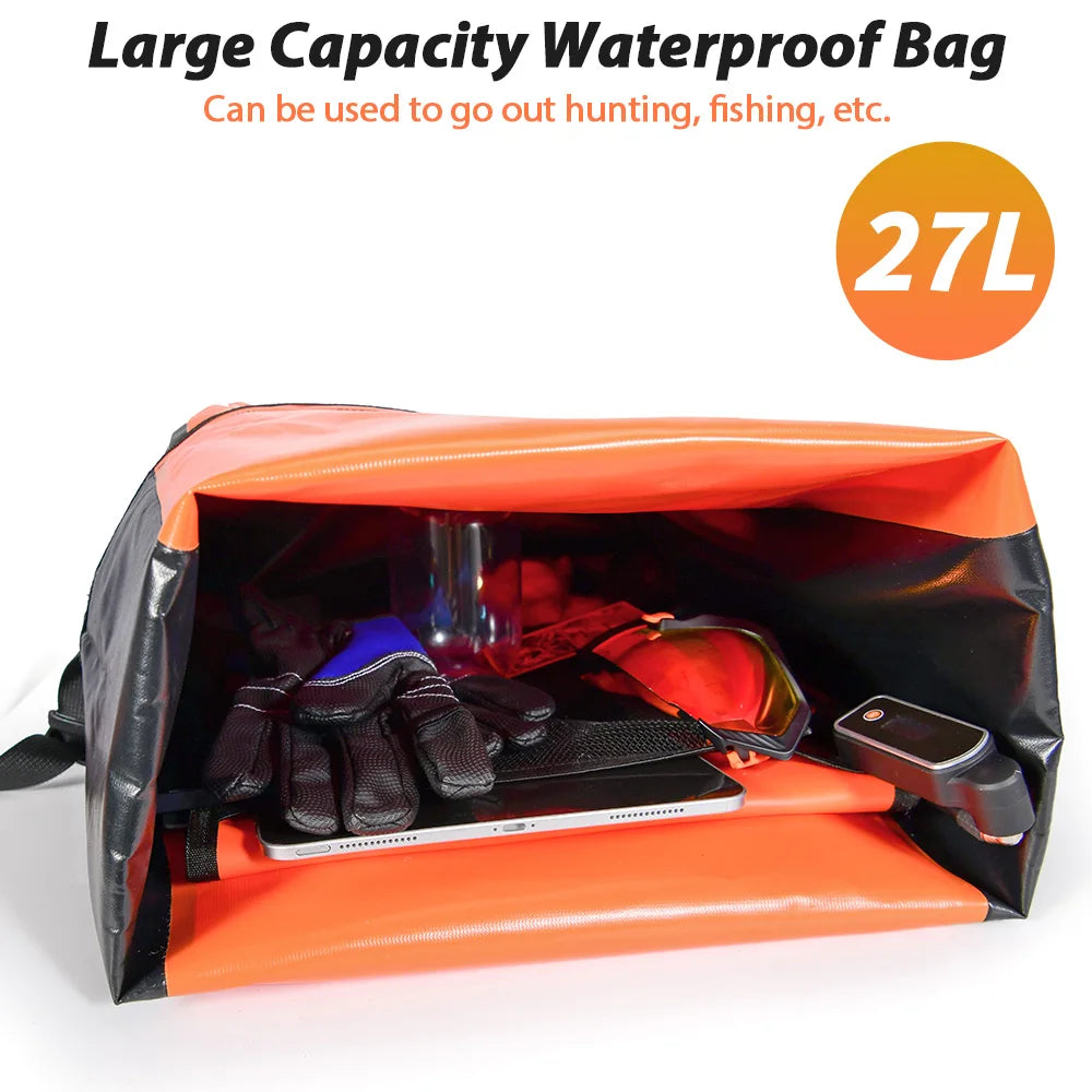 NEWBOLER 27L Waterproof Double Bike Pannier Rear Rack Bag