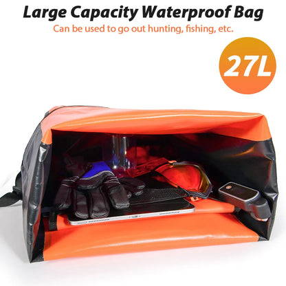 NEWBOLER 27L Waterproof Double Bike Pannier Rear Rack Bag