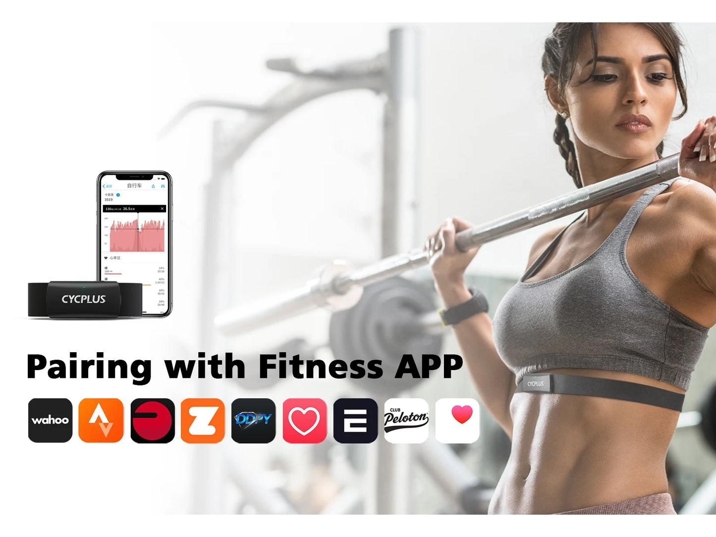 CYCPLUS H2 Pro Heart Rate Monitor Chest Strap