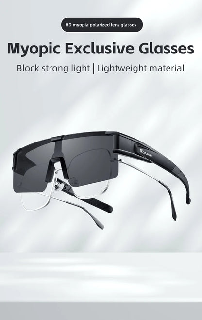 WEST BIKING Polarisierte große Rahmen UV-Schutzbrille