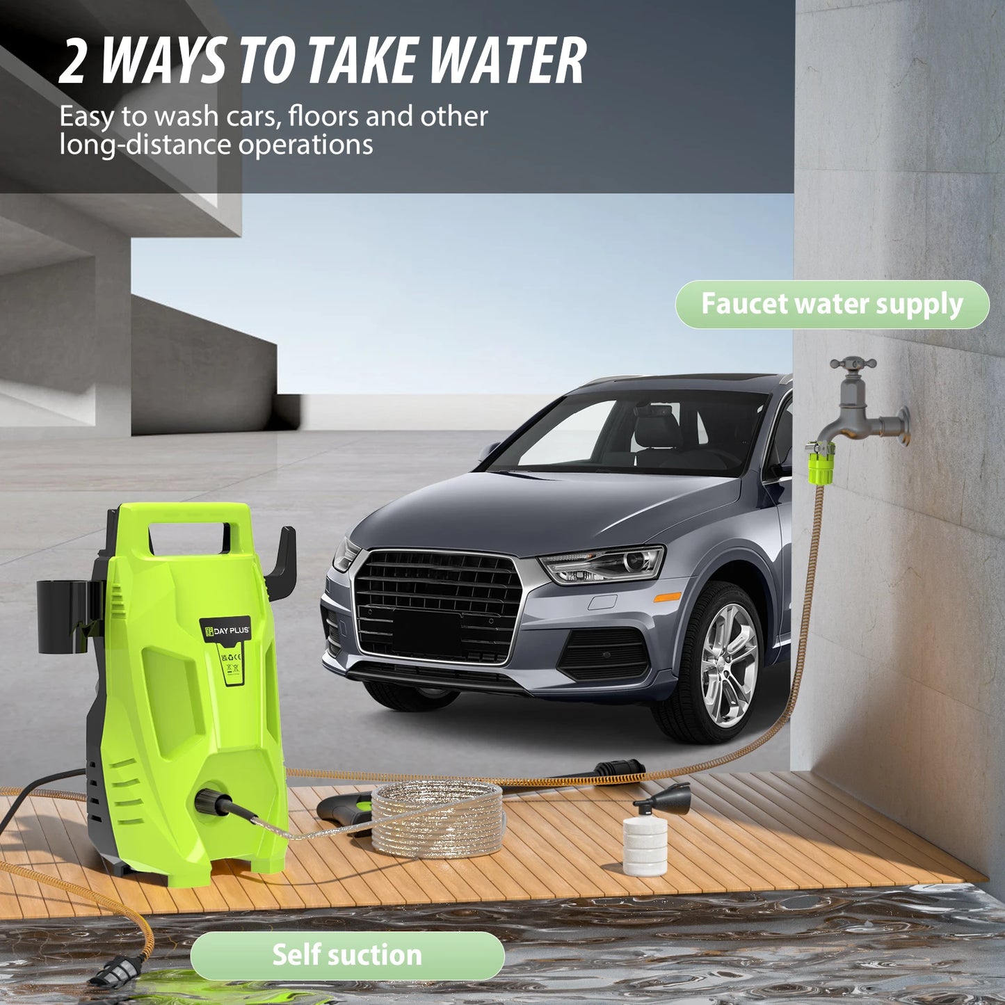 2050 PSI Electric High Pressure Washer
