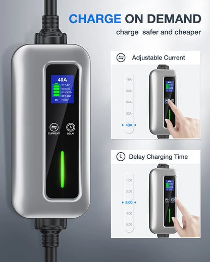 Nilight 40A Level 2 Portable EV Charger