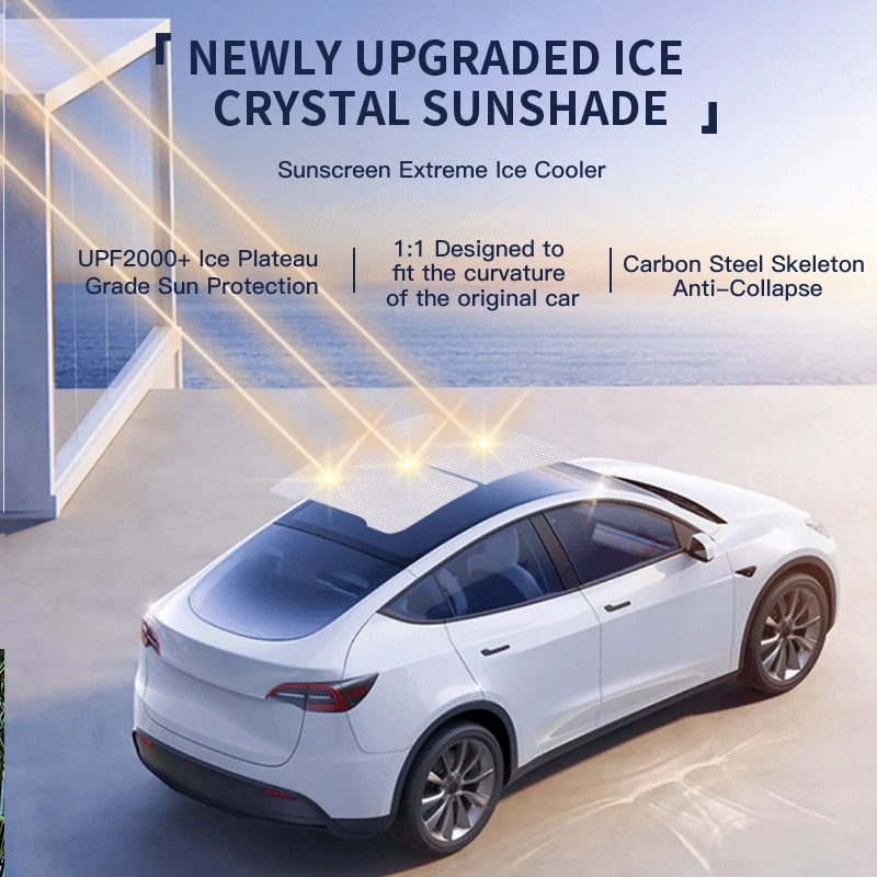 Tesla Model 3 Highland / Model Y Juniper Full Sunshade Set