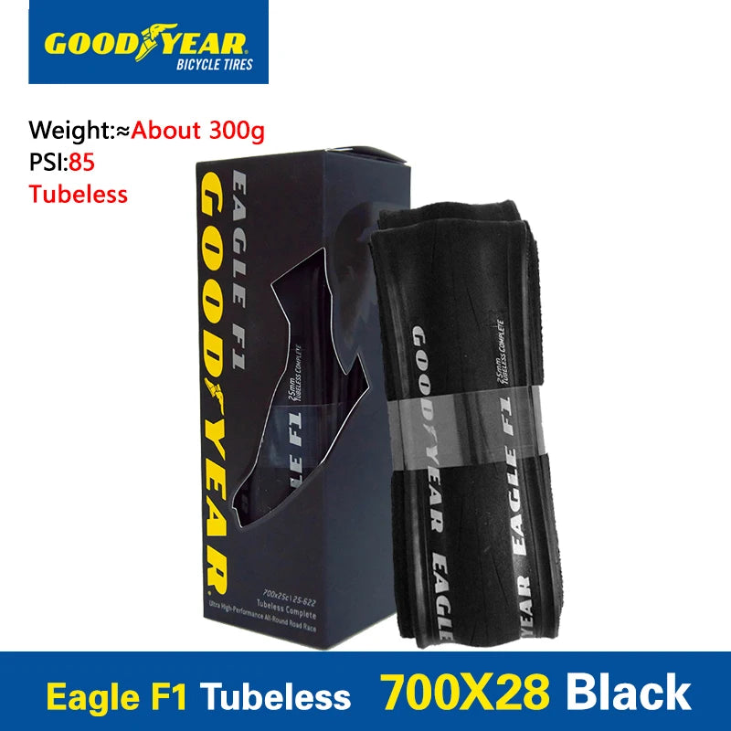 Goodyear Eagle F1 Supersport Road Bike Tyre 700C Folding Clincher & Tubeless