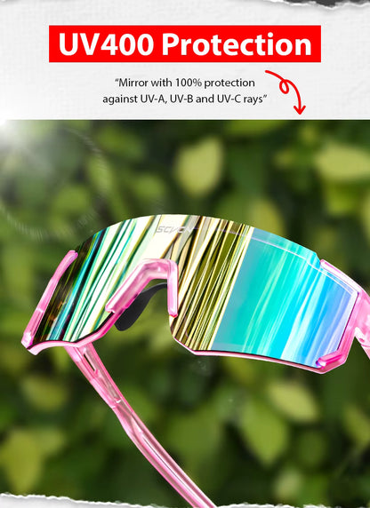 SCVCN UV400 Radsport-Sonnenbrille