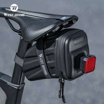 WEST BIKING 1.8L Hard Shell Saddle Bag