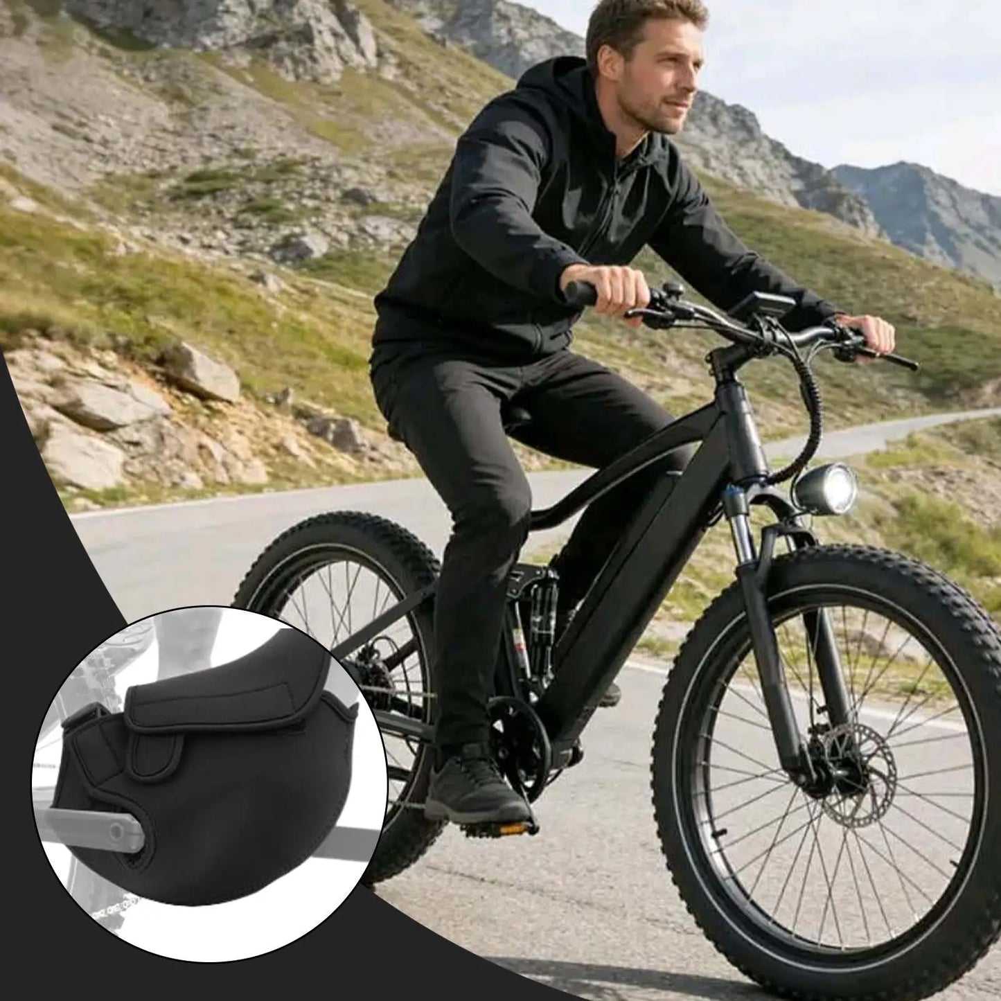 E-Bike Motor Protective Cover Waterproof & Dustproof for Storage & Transport