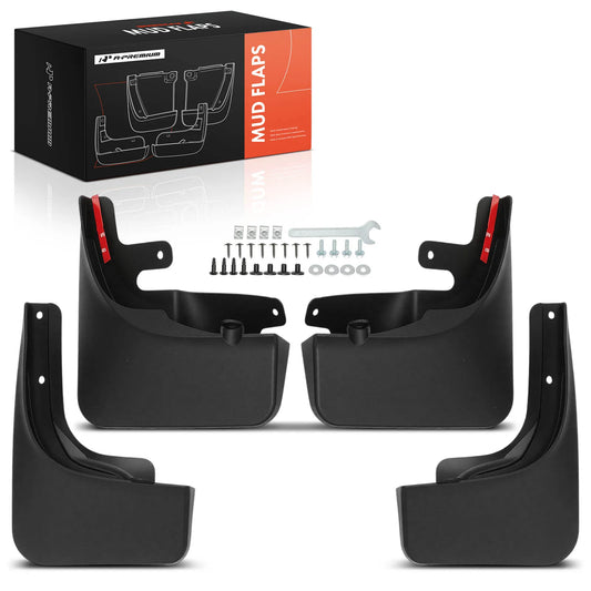 A-Premium Rivian R1T 2022-2024 Front & Rear Mud Flaps, 4-Piece Set