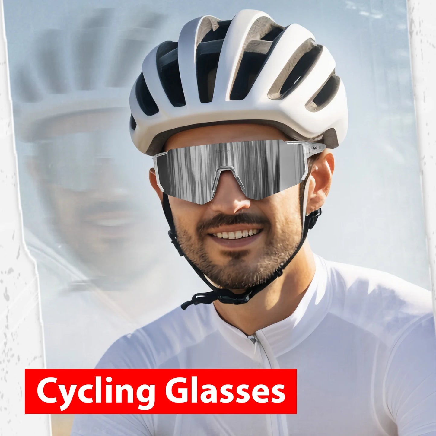 SCVCN UV400 Radsport-Sonnenbrille
