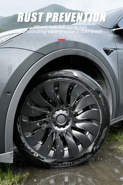 Tesla Model Y 19-Inch Performance Hub Caps 4-Piece Set