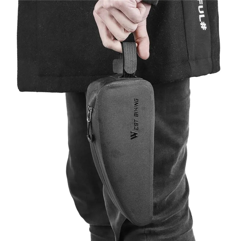 WEST BIKING Bicycle Top Tube Bag 1.2L