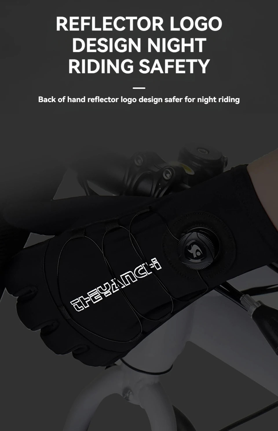 GTUBIKE Winter Waterproof Touchscreen Cycling Gloves