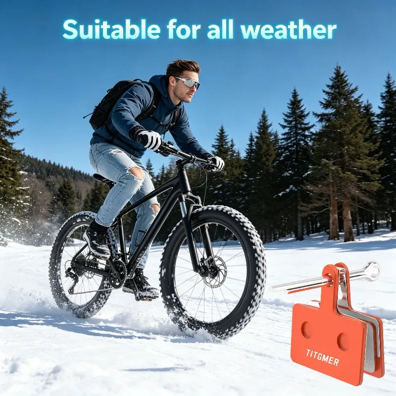 Harz-Scheibenbremsbeläge für hydraulische Shimano- und Tektro-Bremsen