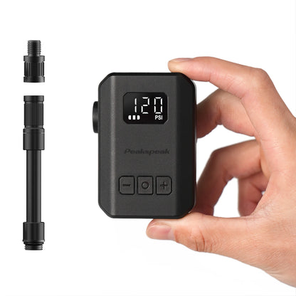 TOPUMP TB2 PRO Mini Electric Bike Pump 120 PSI Portable Tyre Inflator