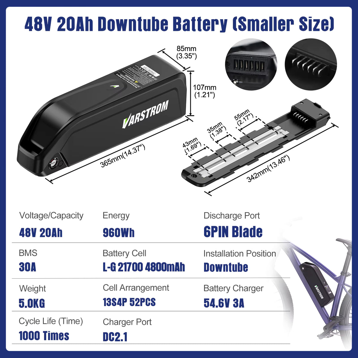 Kit de conversion pour vélo électrique à moteur central BAFANG BBS 500W 750W 1000W