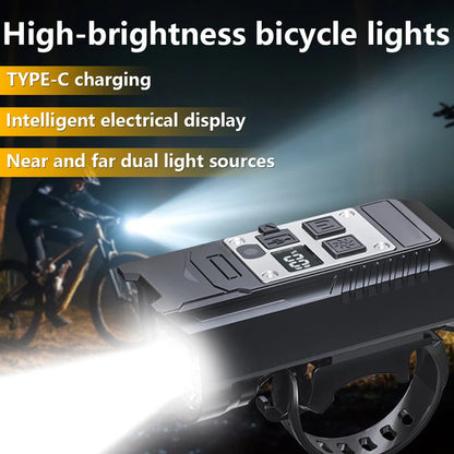 9LED Rechargeable Bike Light with Intelligent Sensor