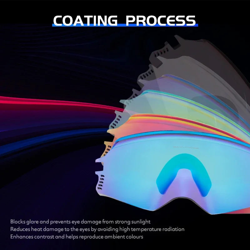 KAPVOE K2 Photochromic Cycling Sunglasses UV400 Sports Glasses