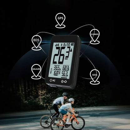 Kabelloser GPS-Fahrradcomputer mit 2,4"-LCD-Display