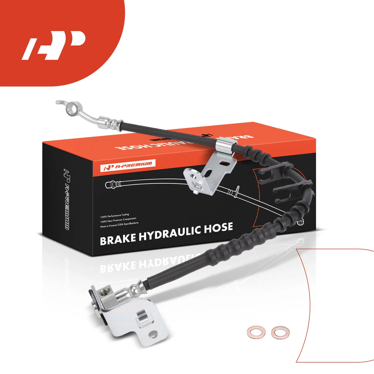 Hydraulischer Bremsschlauch vorne rechts für Ford F-150 2021-2022 & F-150 Lightning 2022-2025