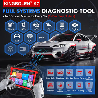KINGBOLEN K7 All-System Automotive Diagnostic Tool