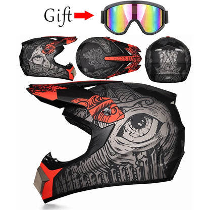 ORZ-905 Off-Road-Motorradhelm, Fahrrad-Geschwindigkeitsabfall, DH-Integralhelm, Rallye-Offroad-Helm