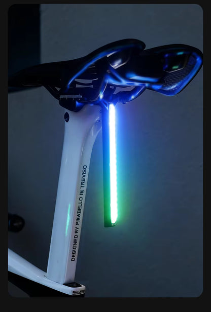 Wiederaufladbares Fahrradrücklicht mit 16 Modi und 1200mAh Akku