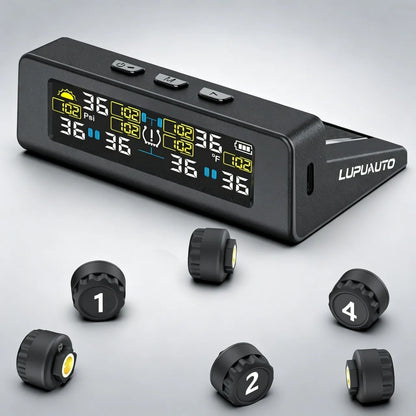 T20 Solar & USB TPMS Tyre Pressure Monitor