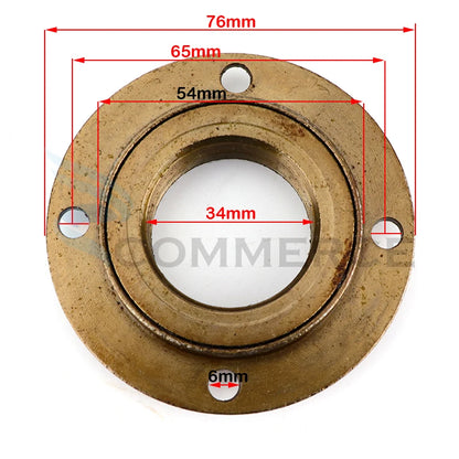 25H 80T Kettenrad und Freilaufadapter für Hinterrad