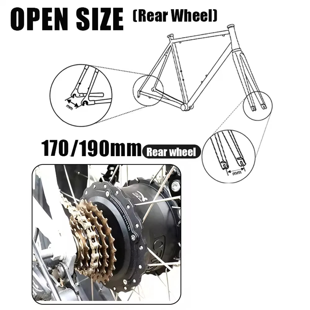 Snow 48V 1000W E-Bike Conversion Kit