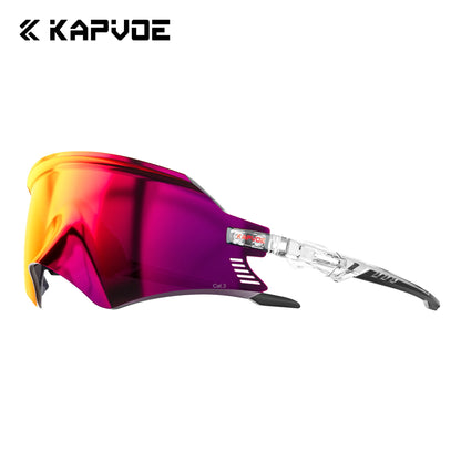 KAPVOE K2 Photochromic Cycling Sunglasses UV400 Sports Glasses