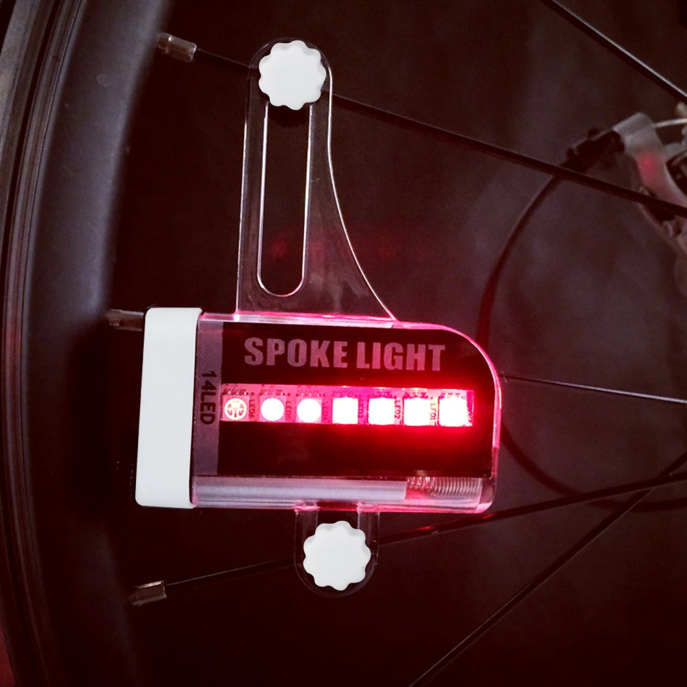 RGB LED Bicycle Wheel Spoke Light – USB Rechargeable Safety Signal Lamp