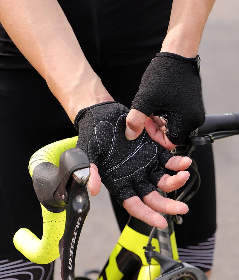 WEST BIKING Kurze Fahrradhandschuhe